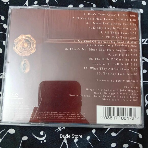 Vince Gill - The Key - 13 Songs - 1998 CD - Picture 3 of 4